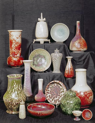 Collection of Ruskin ware by English School